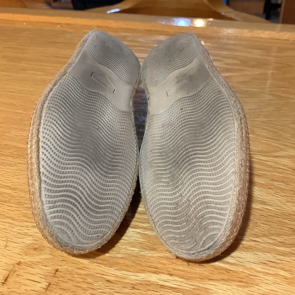 BEAUTIFUL WARFIELD & GRAND ESPADRILLES SZ 9.5 LEATHER UPPER & LINING ARBOR BROWN - Picture 7 of 7